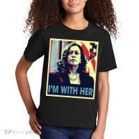 Im With Her Kamala Vote For 2024 President Kamala Harris Kids T-Shirt thumb 2