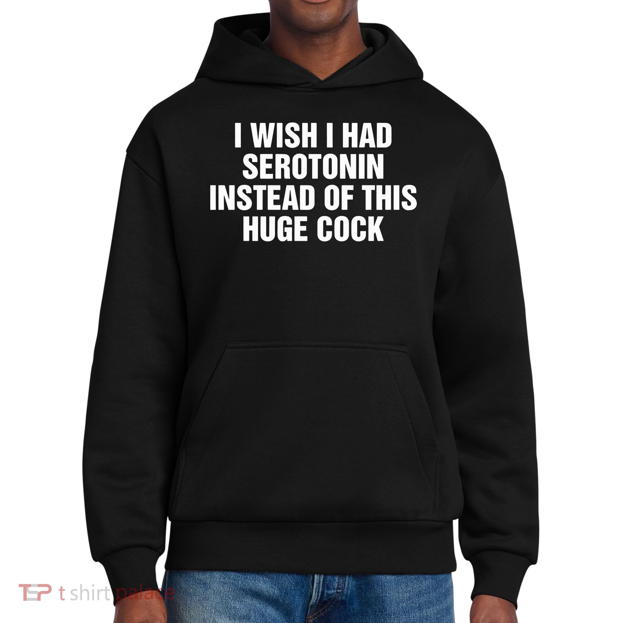 I Wish I Had Serotonin Instead Of This Huge Cock District V.I.T. Heavyweight Hoodie