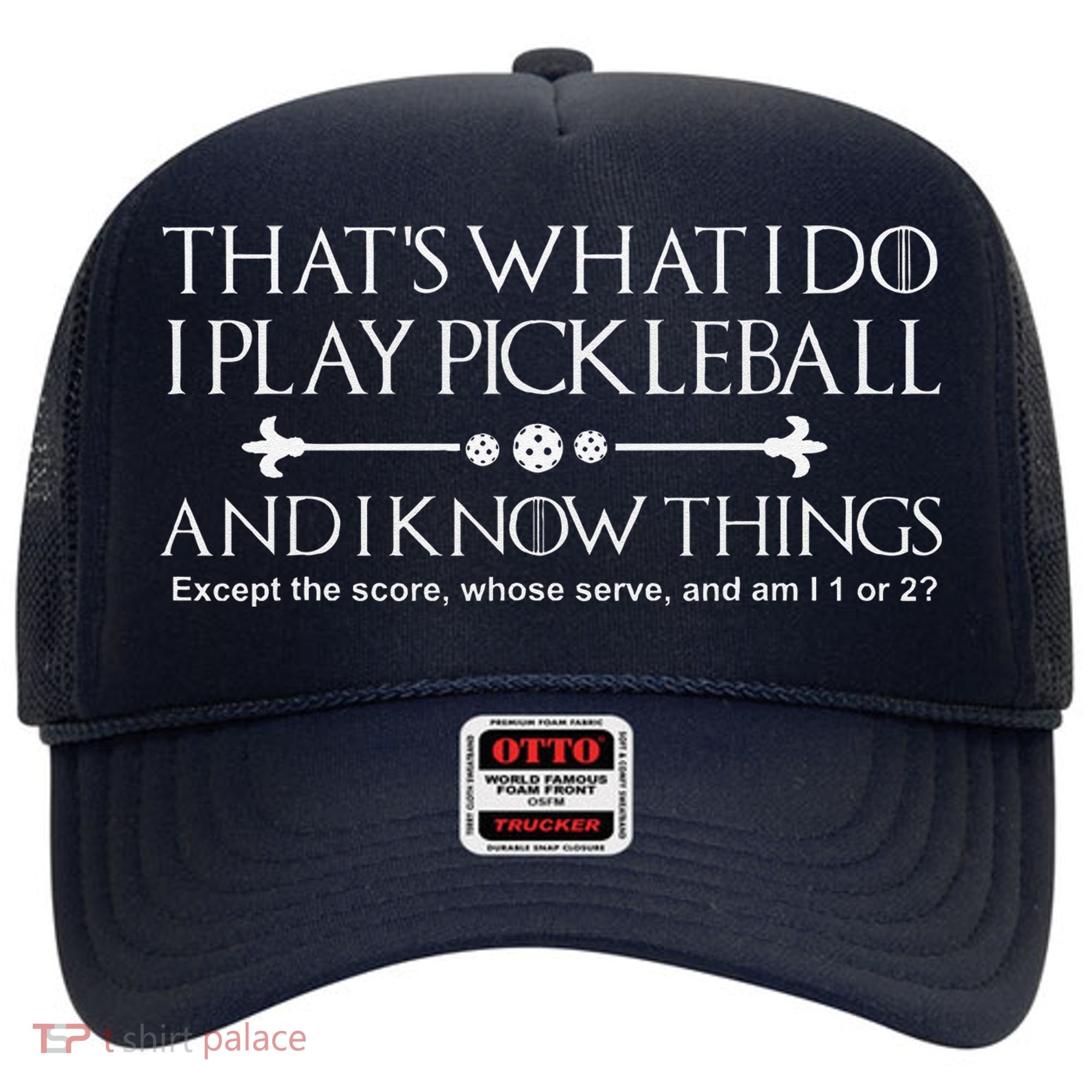 ItS What I Do I Play Pickleball And I Know Things Except Hat