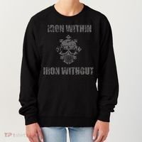 Iron Within Iron Without Marines Helmet Distresses Women's Sweatshirt thumb 0
