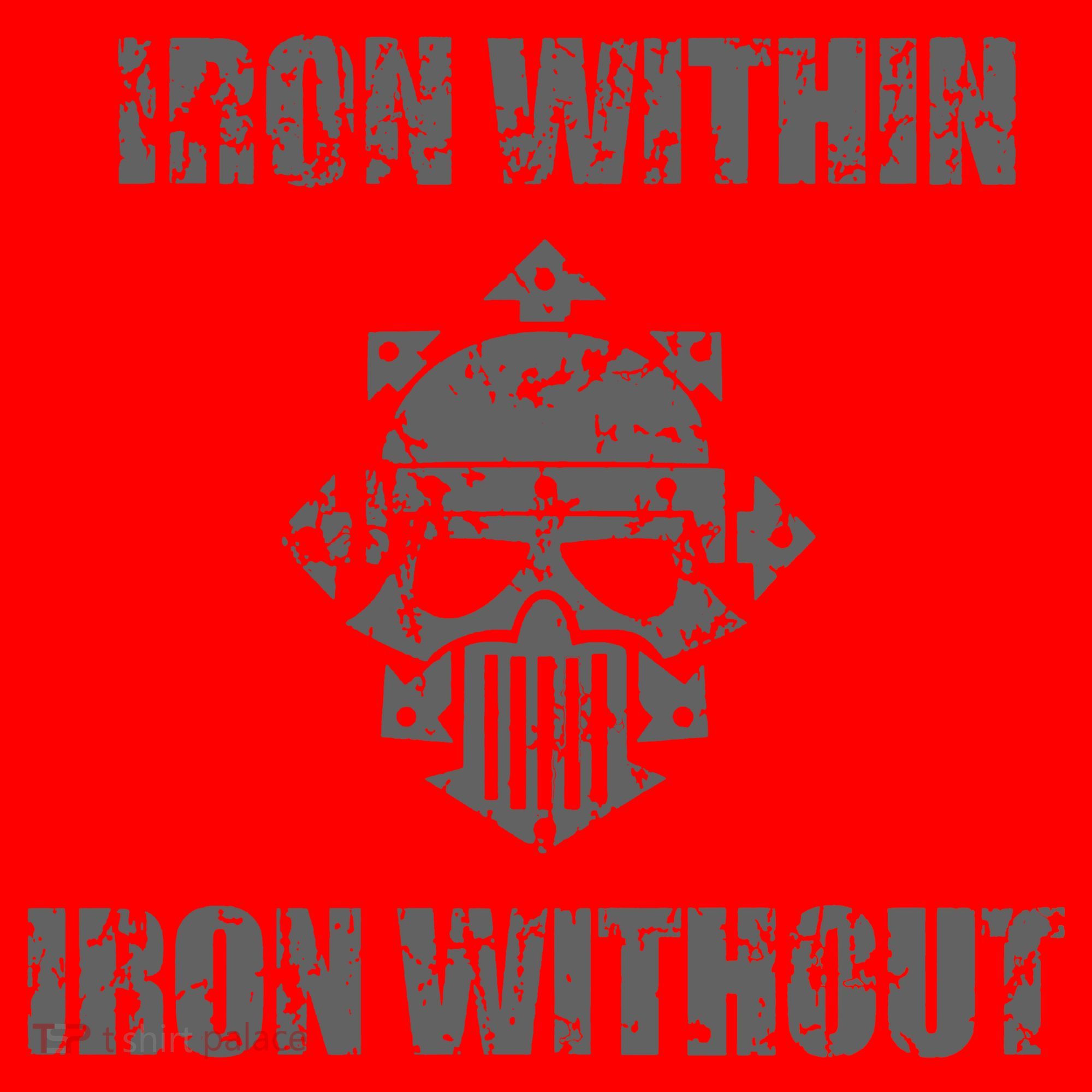 Iron Within Iron Without Marines Helmet Distresses Santa Hat