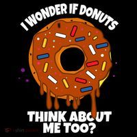 I Wonder If Donuts Think About Me Too | Doughnuts Cute Donut Coffee Mug thumb 5