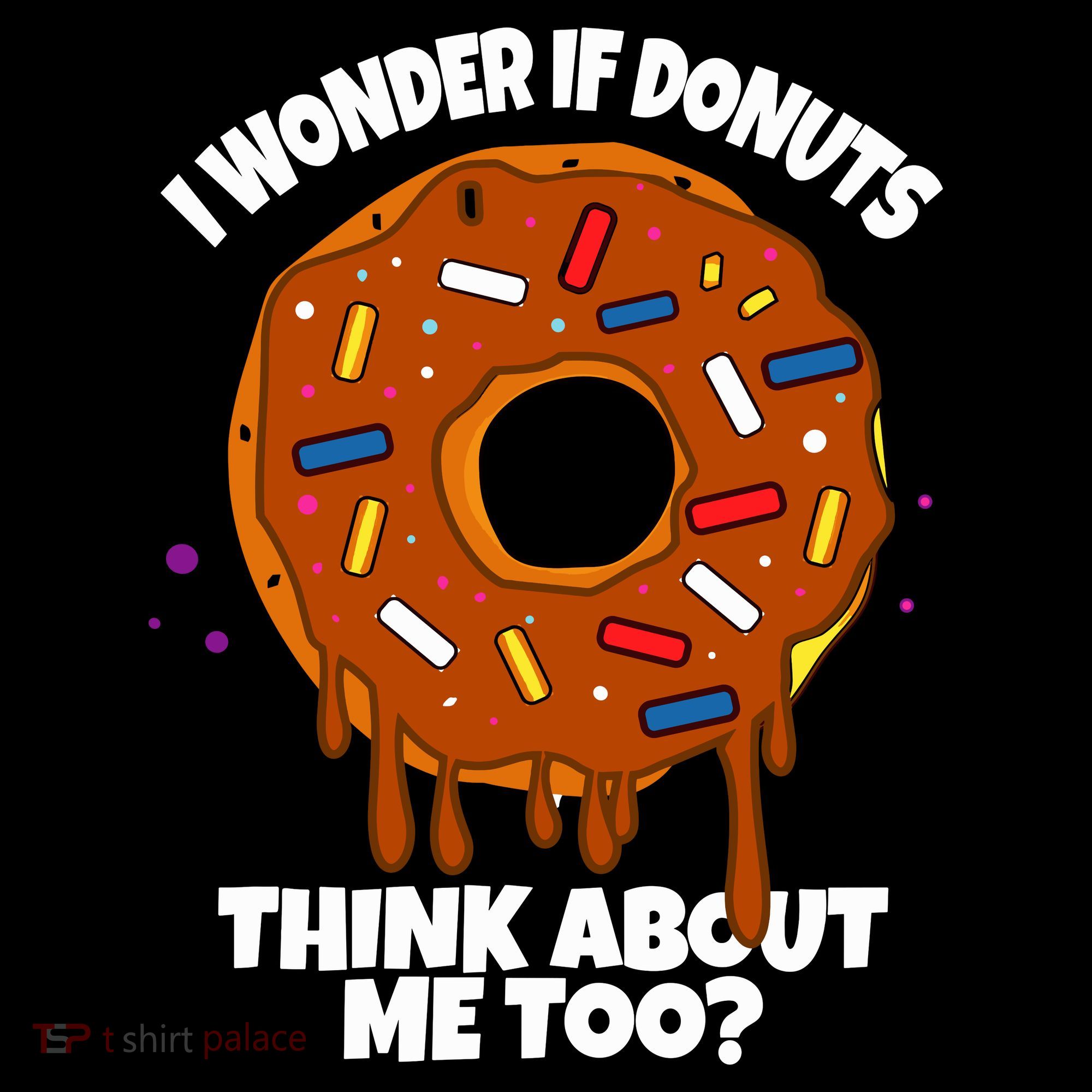 I Wonder If Donuts Think About Me Too | Doughnuts Cute Donut Coffee Mug