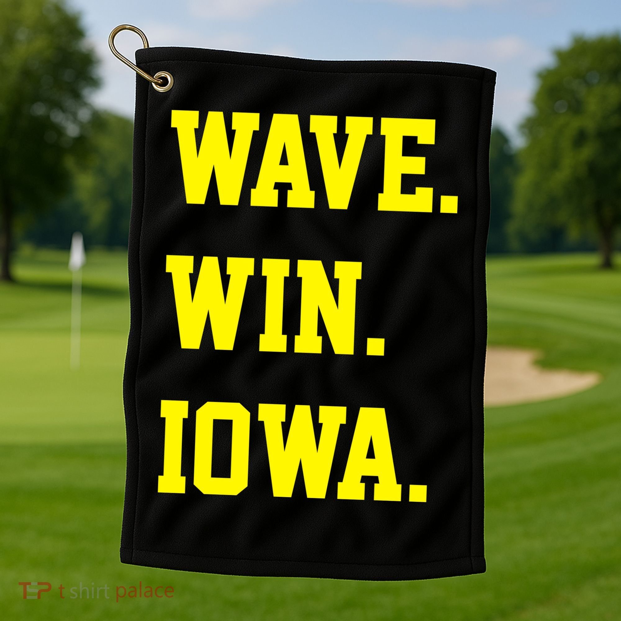Iowa Wave Golf Towel
