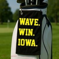 Iowa Wave Golf Towel thumb 2