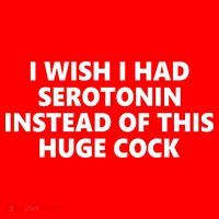 I Wish I Had Serotonin Instead Of This Huge Cock Funny Adult Humor Women's Tank Top thumb 5