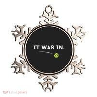 It Was In Funny Pickleball Player Paddleball Lover Ornament thumb 0