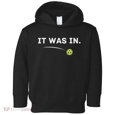 It Was In Funny Pickleball Player Paddleball Lover Toddler Hoodie