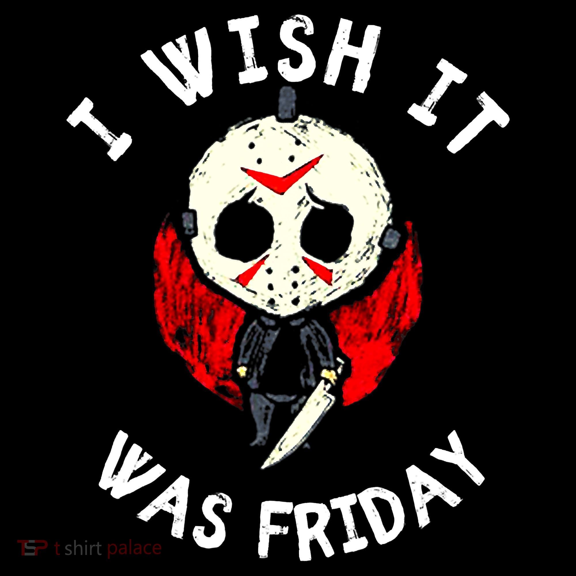 I Wish It Was Friday Funny Halloween Scary Holiday Coffee Mug