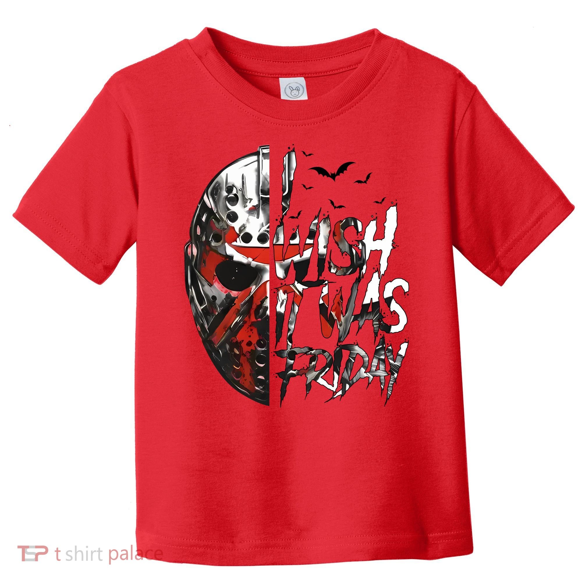 I Wish It Was Friday Jason I Wish It Was Friday Jason Horror Halloween Toddler T-Shirt