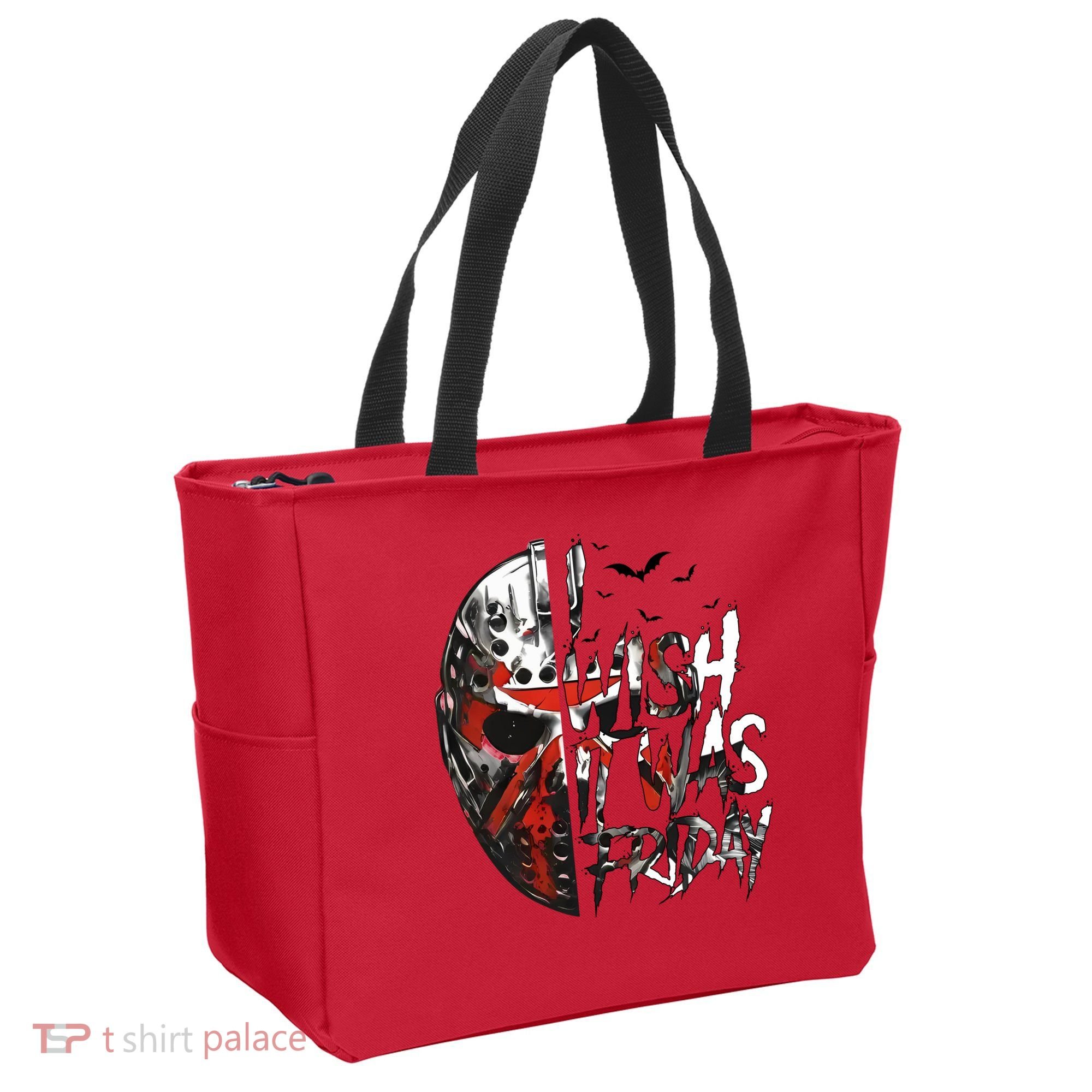 I Wish It Was Friday Jason I Wish It Was Friday Jason Horror Halloween Tote Bag