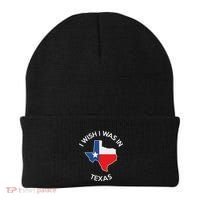 I Wish I Was In Texas Funny Texas Beanie thumb 0