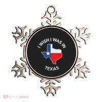 I Wish I Was In Texas Funny Texas Ornament thumb 0