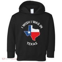 I Wish I Was In Texas Funny Texas Toddler Hoodie thumb 0