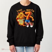 I Was I Was 6 Now I'm 7 Basketball 67 Birthday  Women's Sweatshirt thumb 0