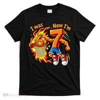 I Was I Was 6 Now I'm 7 Basketball 67 Birthday  T-Shirt thumb 0