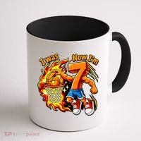 I Was I Was 6 Now I'm 7 Basketball 67 Birthday  Coffee Mug thumb 1