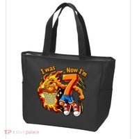 I Was I Was 6 Now I'm 7 Basketball 67 Birthday  Tote Bag thumb 3