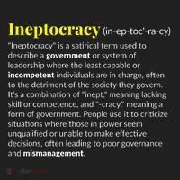 Ineptocracy Where Incompetence Is King Women's Sweatshirt thumb 2