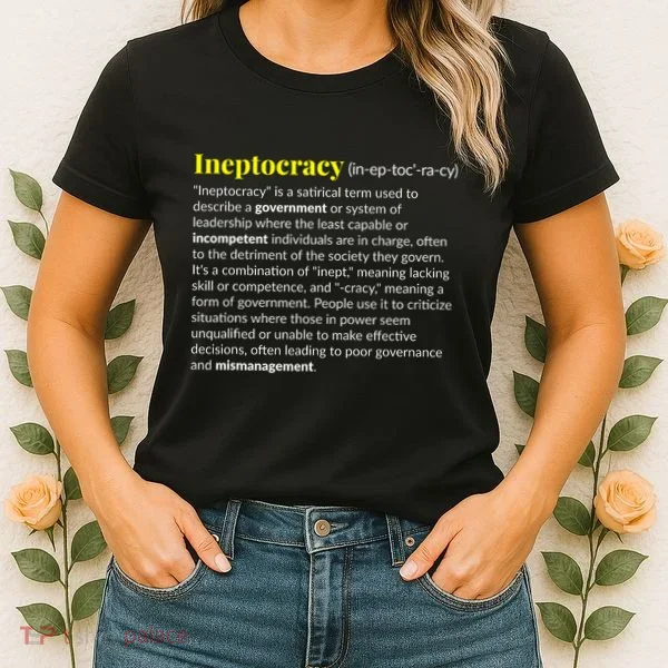 Ineptocracy Where Incompetence Is King Women's T-Shirt