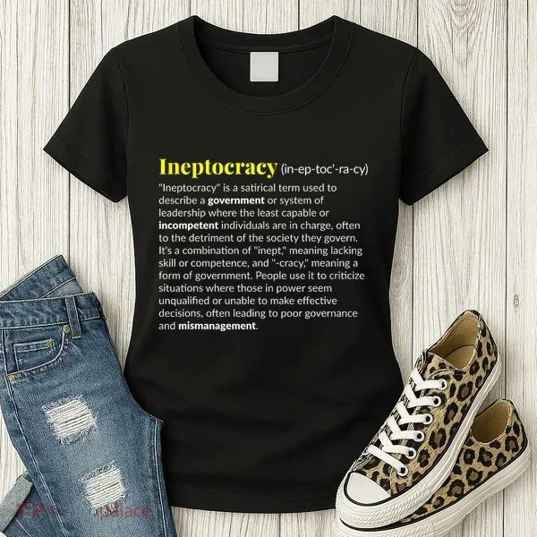 Ineptocracy Where Incompetence Is King Women's T-Shirt