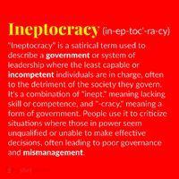 Ineptocracy Where Incompetence Is King Santa Hat thumb 1