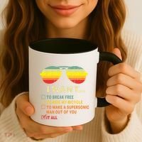 I Want It All To Break Free Ride My Bicycle Funny Coffee Mug thumb 3