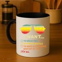 I Want It All To Break Free Ride My Bicycle Funny Coffee Mug thumb 4