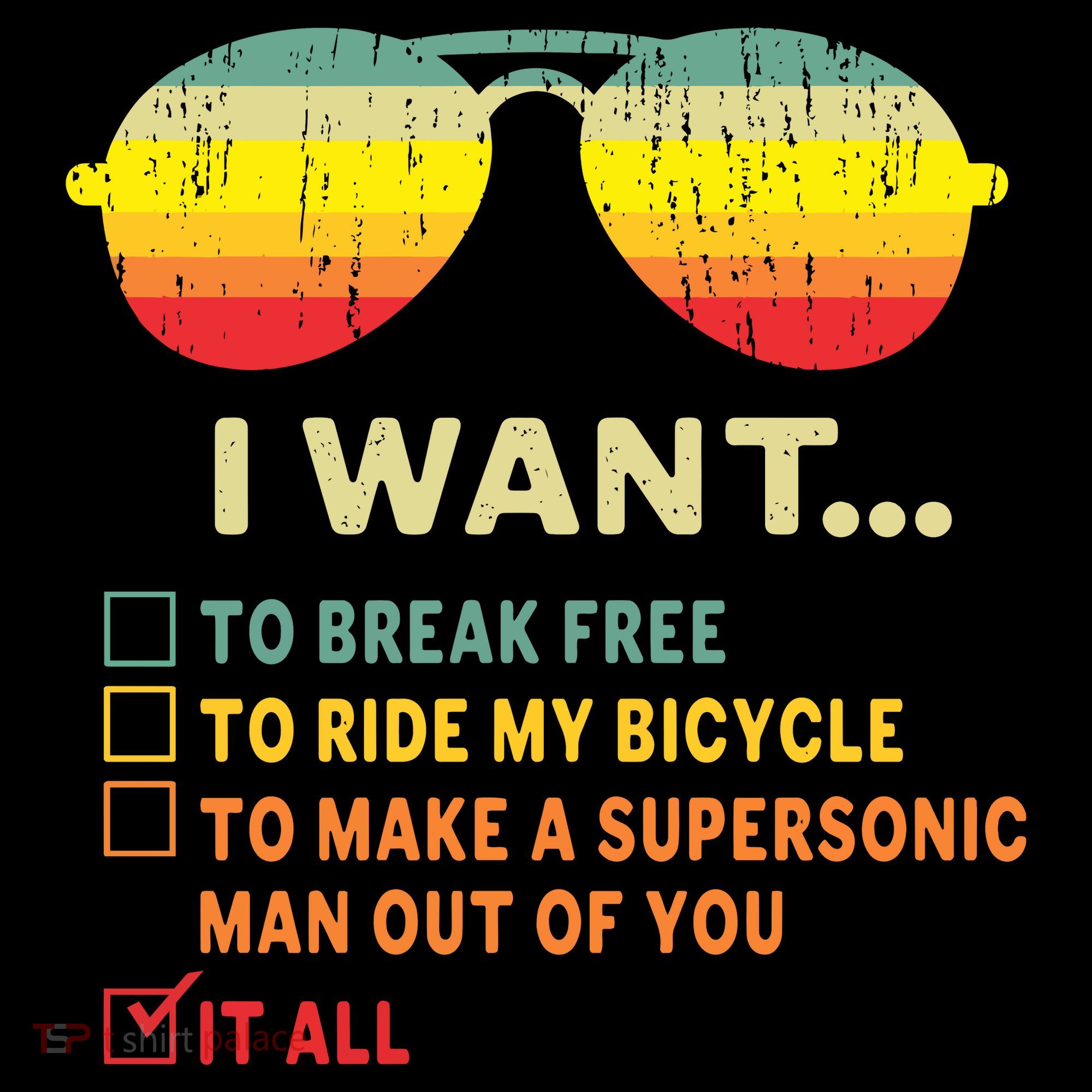 I Want It All To Break Free Ride My Bicycle Funny Coffee Mug