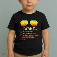 I Want It All To Break Free Ride My Bicycle Funny Toddler T-Shirt thumb 2