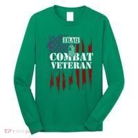 Iraq War Iraq Combat Veteran Long Sleeve Shirt thumb 0