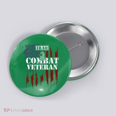 Iraq War Iraq Combat Veteran Button