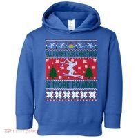 I Want Is More Powder Ski Lover Skiing Ugly Christmas Gift Toddler Hoodie thumb 0