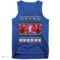 I Want Is More Powder Ski Lover Skiing Ugly Christmas Gift Tank Top thumb 0