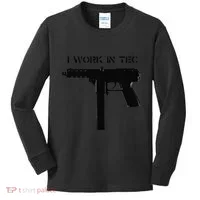 I Work In Tec Kids Long Sleeve Shirt thumb 0