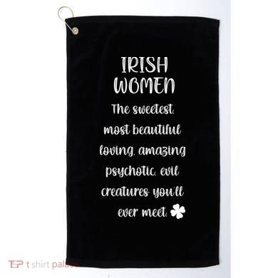 Irish Women Golf Towel