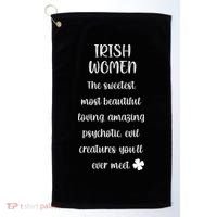 Irish Women Golf Towel thumb 0