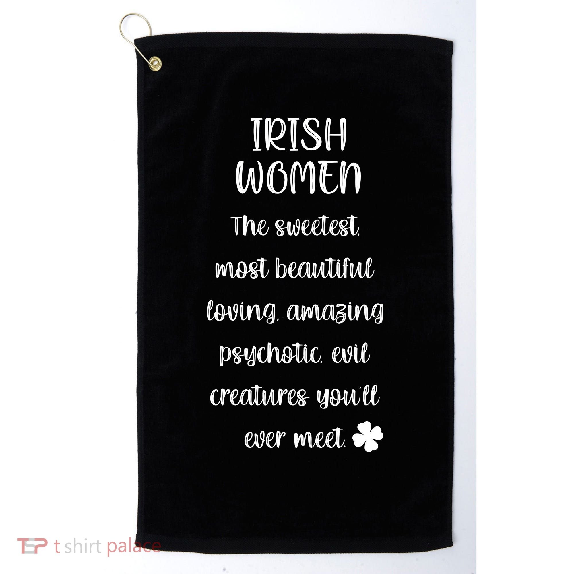 Irish Women Golf Towel