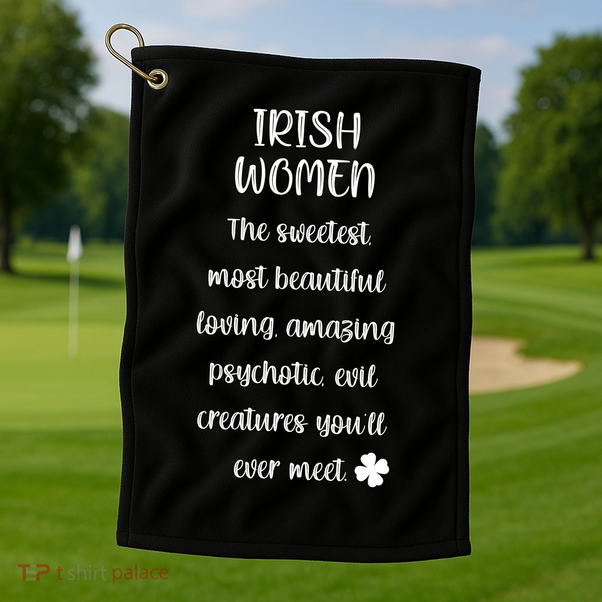 Irish Women Golf Towel