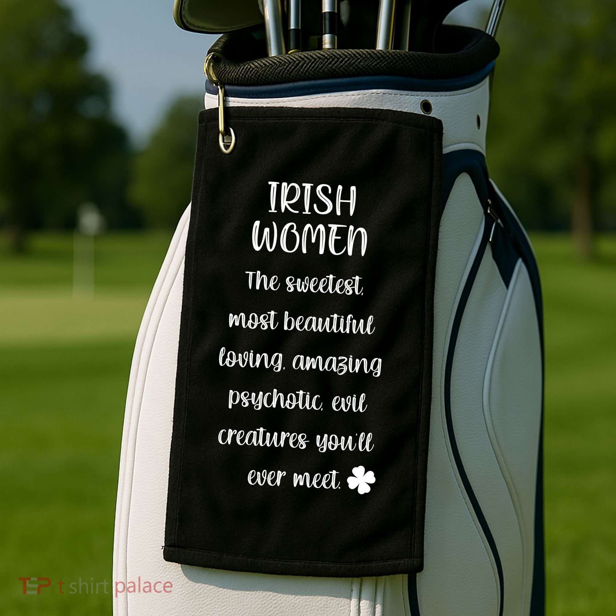 Irish Women Golf Towel