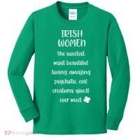 Irish Women Kids Long Sleeve Shirt thumb 0