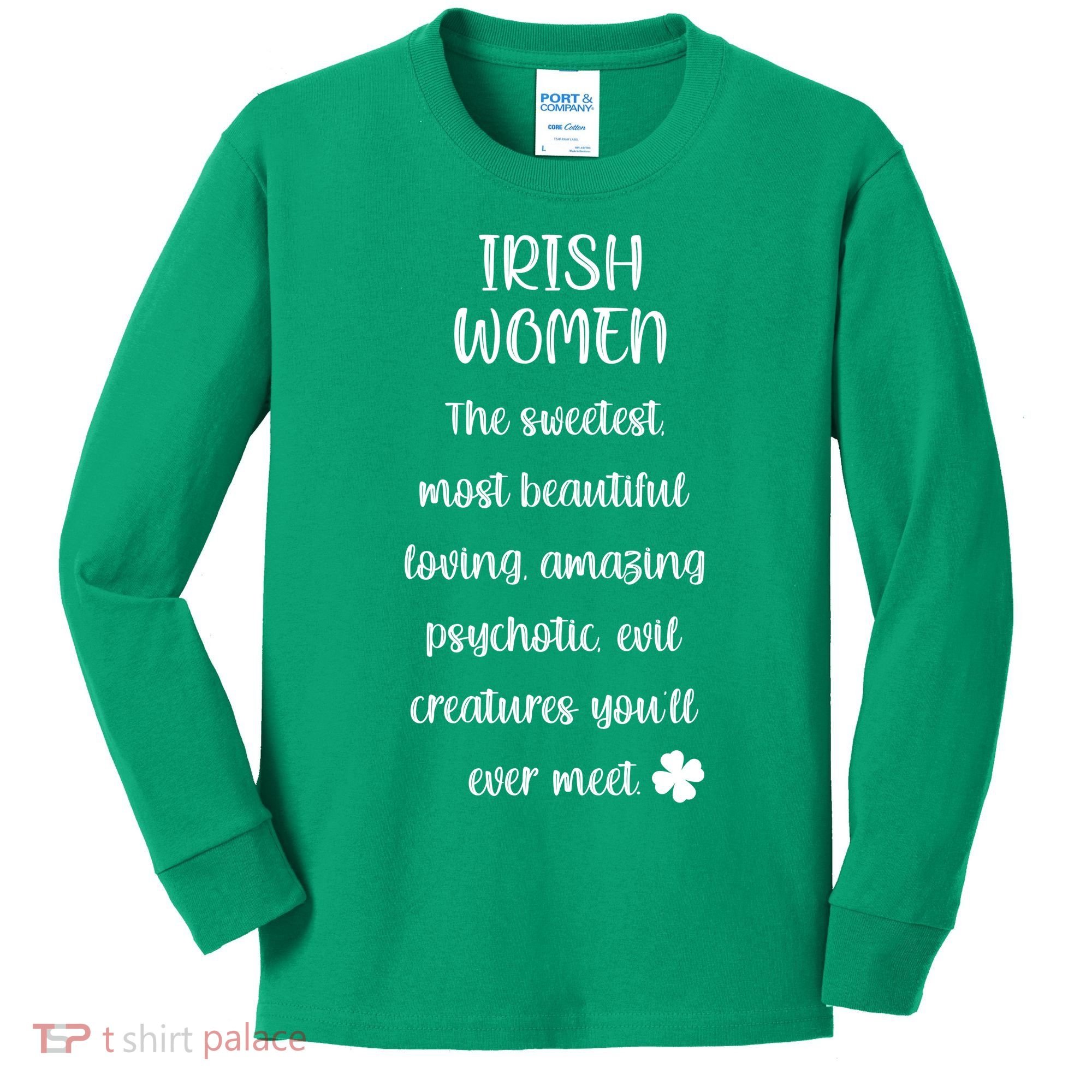 Irish Women Kids Long Sleeve Shirt