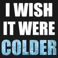 I Wish It Were Colder Funny Ice Cold Snowy Weather Polo thumb 3