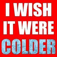 I Wish It Were Colder Funny Ice Cold Snowy Weather Santa Hat thumb 1