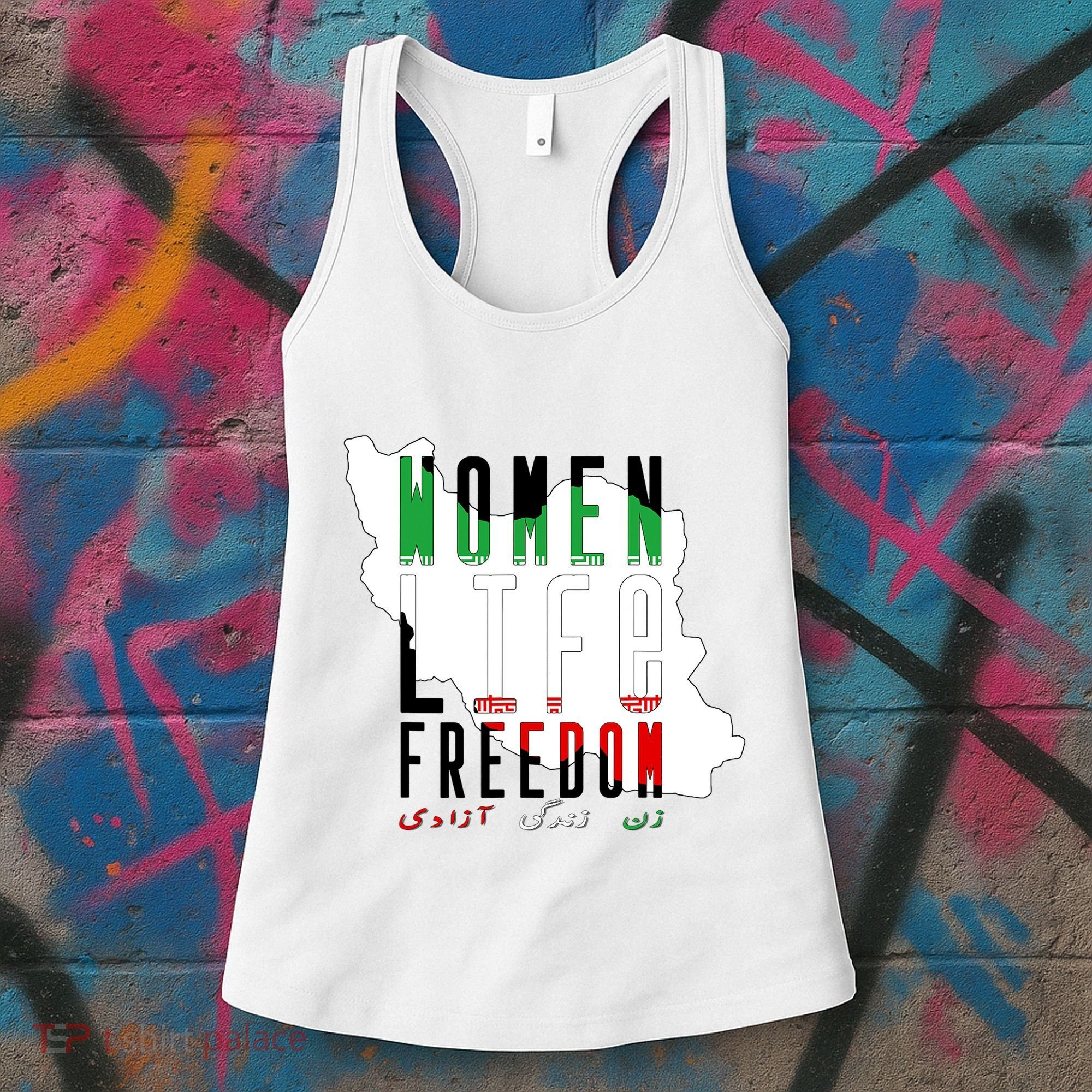 Iran Women Life Freedom Support Persian Women, Free Iran Women's Tank Top