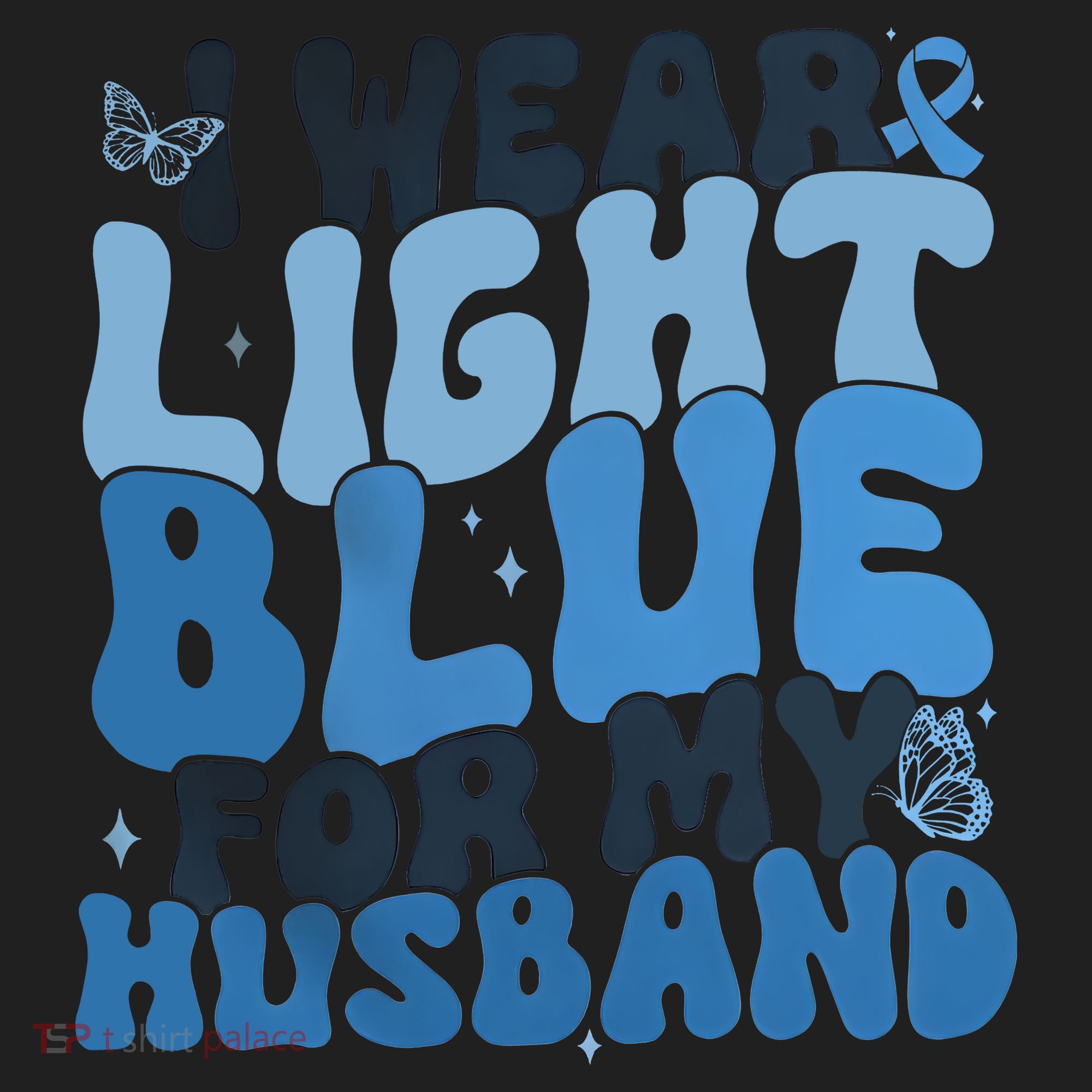 I Wear Light Blue For My Husband Prostate Cancer Women's Sweatshirt