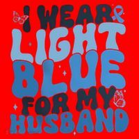 I Wear Light Blue For My Husband Prostate Cancer Santa Hat thumb 1