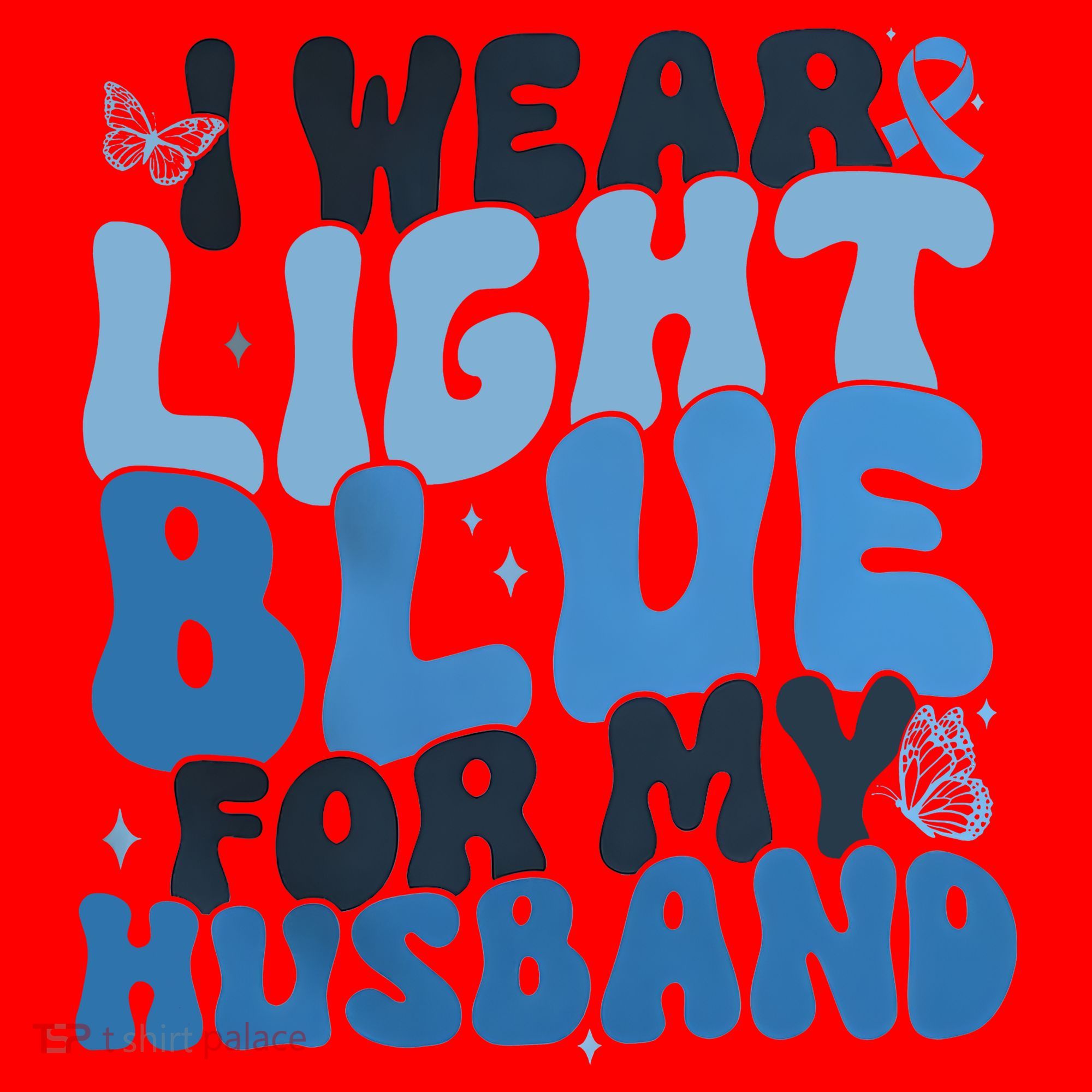 I Wear Light Blue For My Husband Prostate Cancer Santa Hat