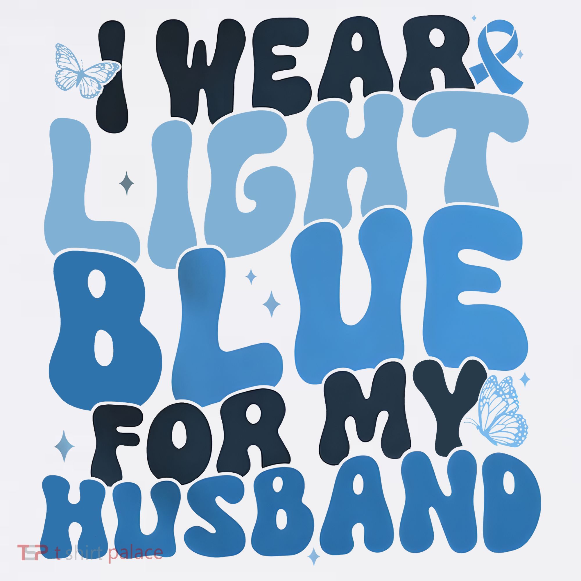 I Wear Light Blue For My Husband Prostate Cancer Women's Hoodie