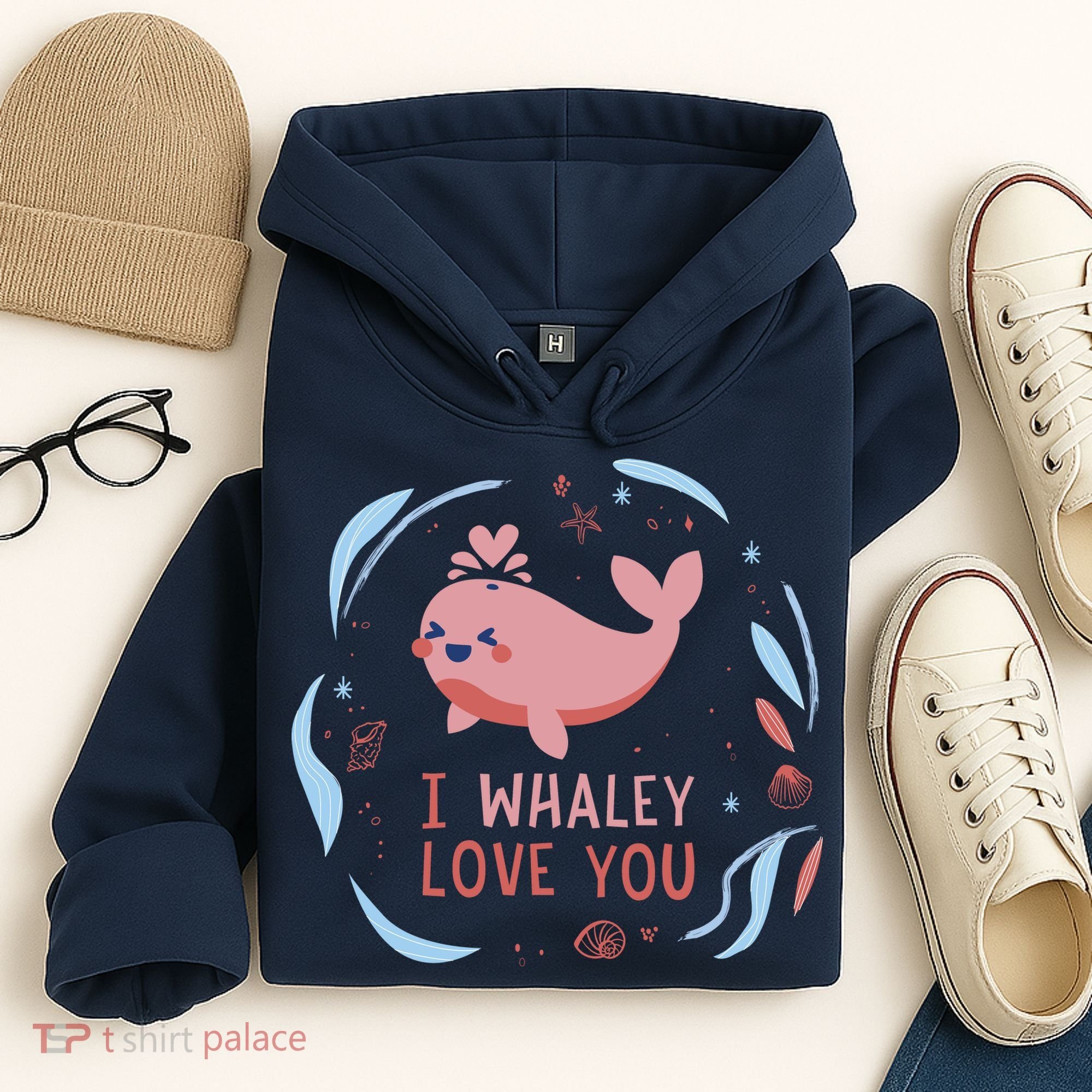 I Whaley Love You Whale Hoodie
